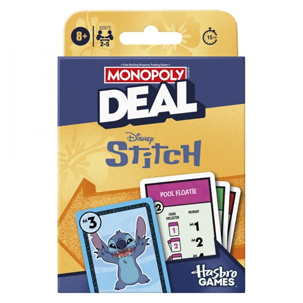 Monopoly Deal: Disney Stitch Edition Card Game - Packshot 1