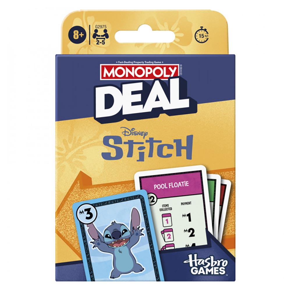Monopoly Deal: Disney Stitch Edition Card Game - Packshot 1