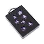 Tabletop - RPG 7-Set Dice - Glitter Purple - Packshot 3
