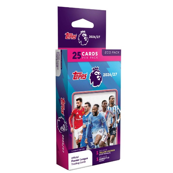 EPL - TC - Topps 2027 Flagship Premier League Eco Pack - Packshot 1