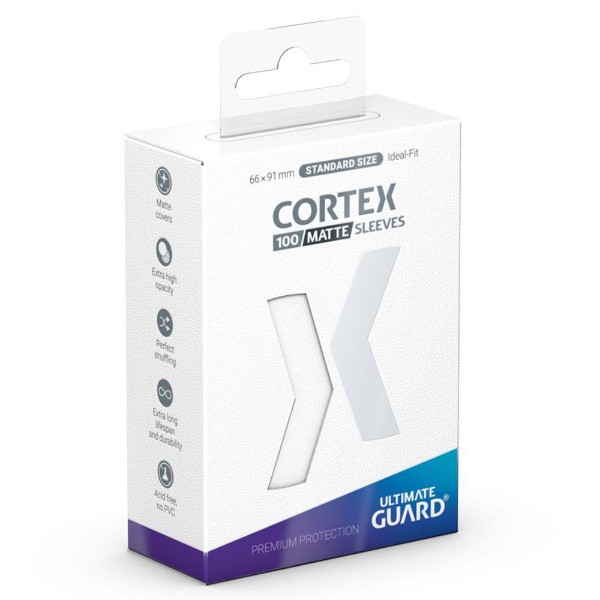 Ultimate Guard TCG - CORTEX Matte Trading Card Sleeves 100-Pack - White - Packshot 1