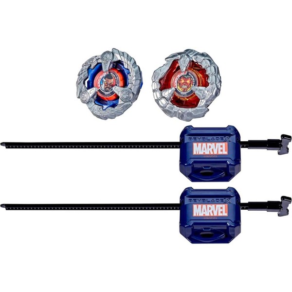 Beyblade X - Marvel Captain America 4-70GB vs Red Hulk 1-80R