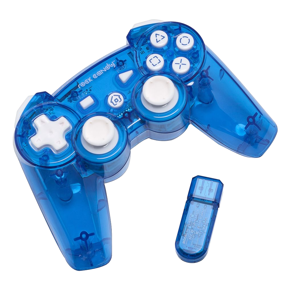 Rock Candy Wireless PS3 Controller Blue EB Games New Zealand