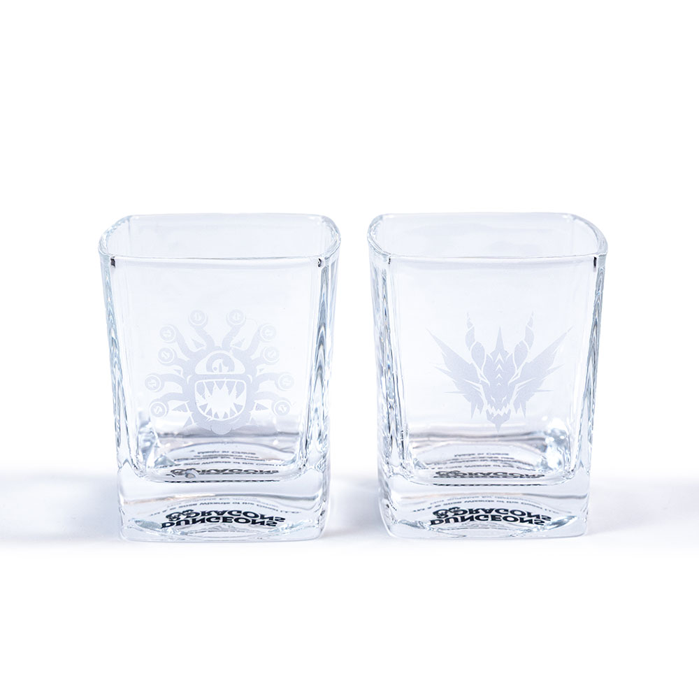 Dungeons & Dragons - Monsters Glass Tumbler 2-Pack - Packshot 2
