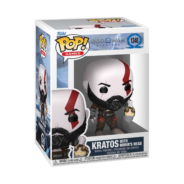 God of War: Ragnarok - Kratos with Mimir's Head Pop! Vinyl Figure - Packshot 2