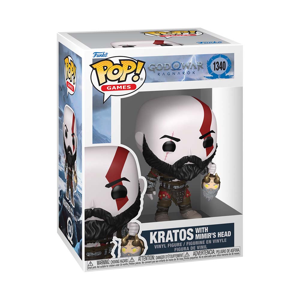 God of War: Ragnarok - Kratos with Mimir's Head Pop! Vinyl Figure - Packshot 2