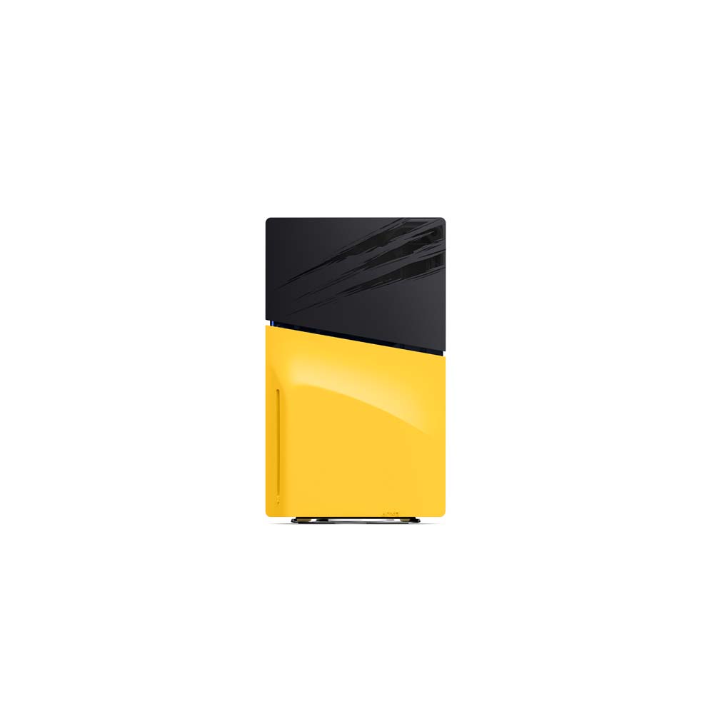 PlayStation 5 Slim Console Cover - Marvel’s Wolverine Battle Yellow Limited Edition - Packshot 3
