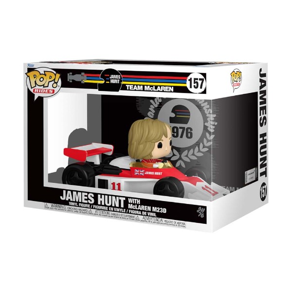 F1 - McLaren - James Hunt with McLaren M23D Pop! Ride - Packshot 2