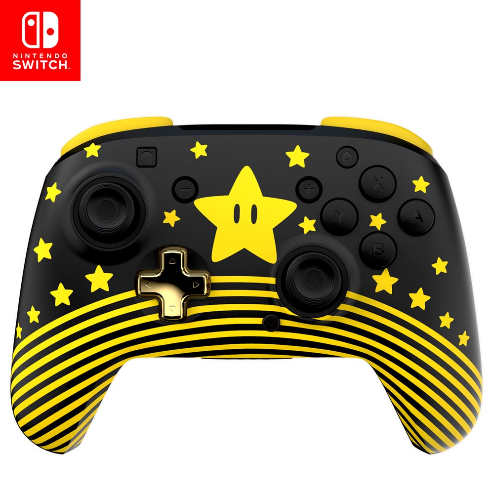 Turtle Beach - Rematch Wireless Controller for Nintendo Switch - Super Mario Star - Packshot 3