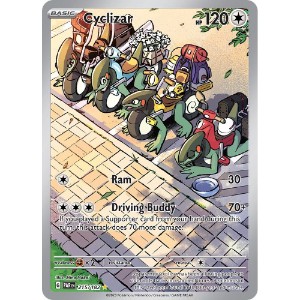 Pokemon - TCG - SV04: Paradox Rift - Cyclizar Holofoil 215/182 - NM/M