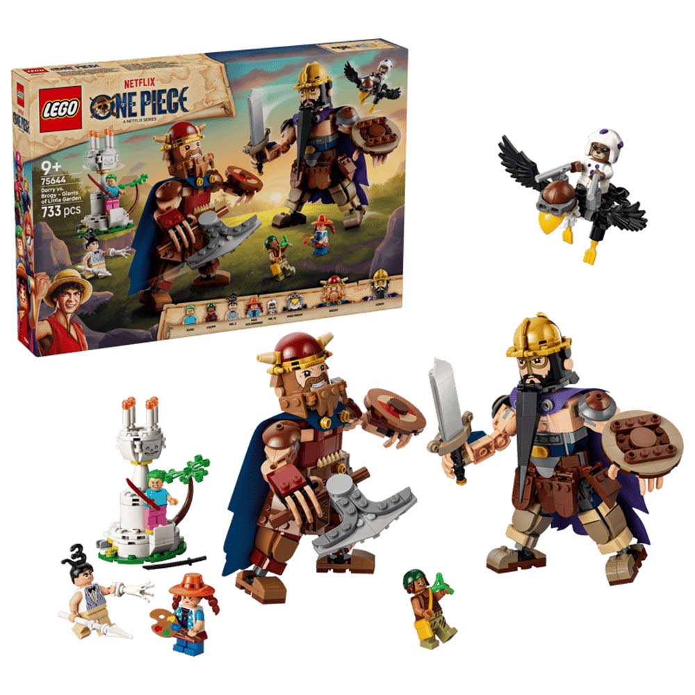 Netflix - One Piece - LEGO Dorry vs. Brogy – Giants of Little Garden #75644 - Packshot 6