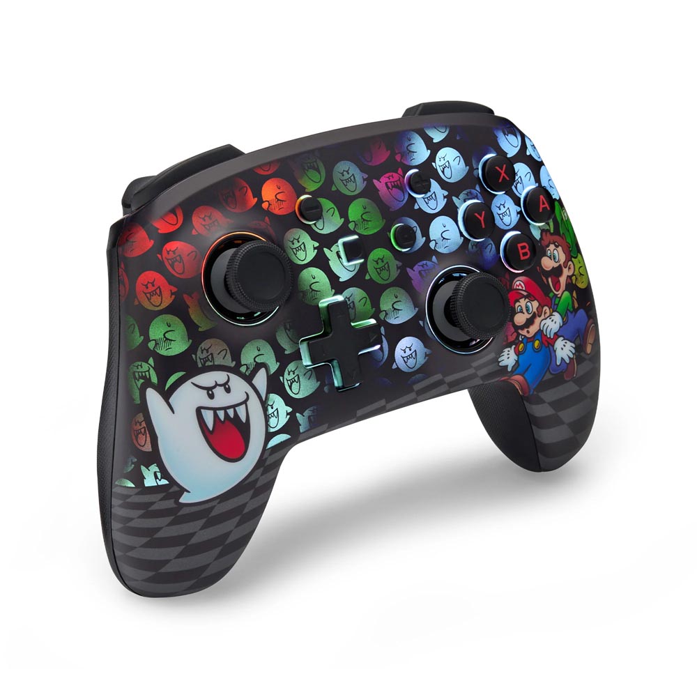 PowerA - Enhanced Wireless Controller for Nintendo Switch with Lumectra - Mario Peek-A-Boo - Packshot 5