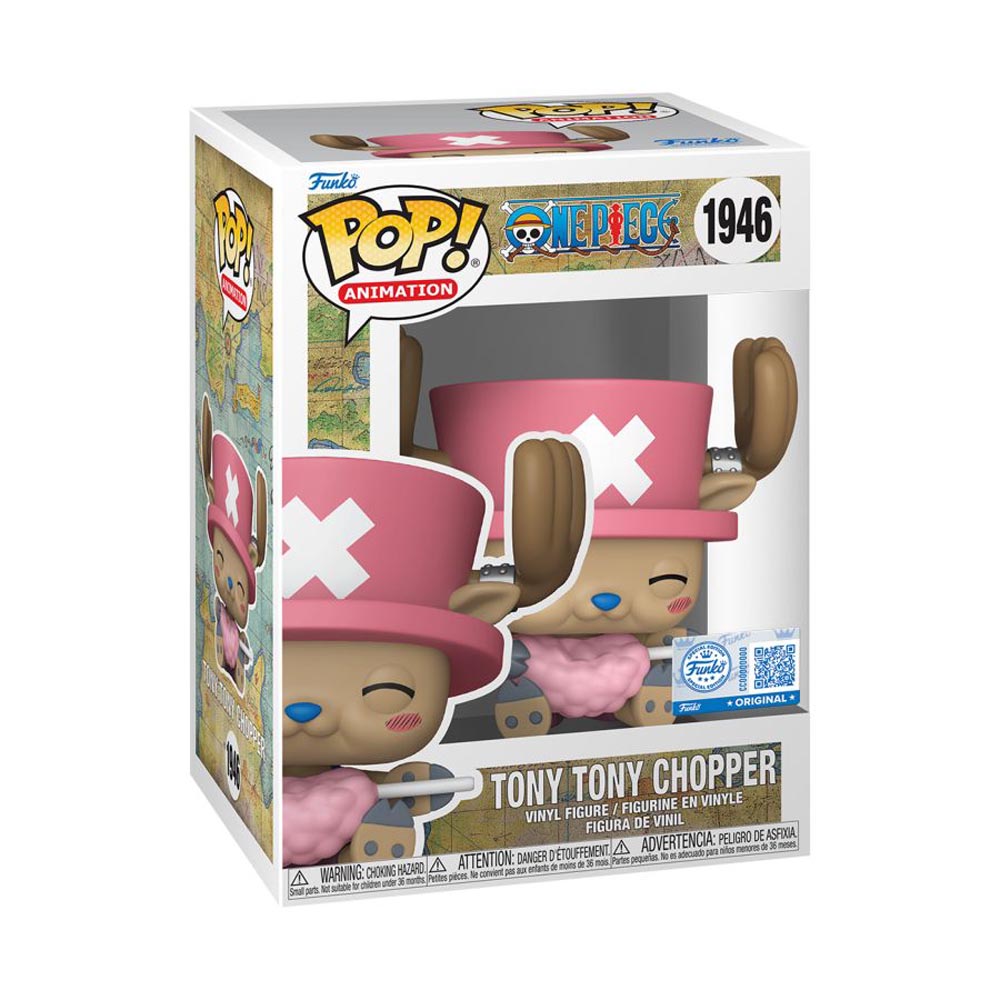 One Piece - Tony Tony Chopper with Cotton Candy Pop! Vinyl Figure - Packshot 2