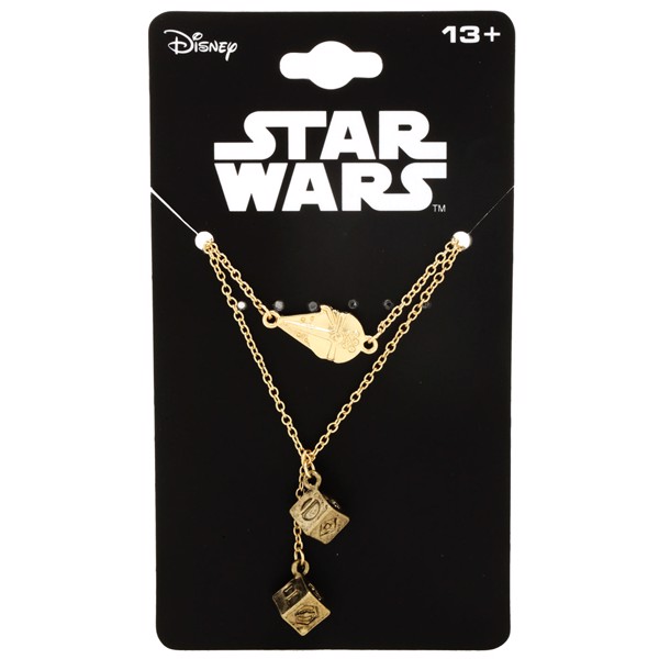 Star Wars - Han Solo Falcon & Dice Tiered Necklace - Packshot 3
