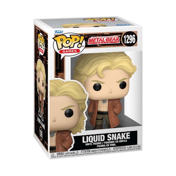 Metal Gear Solid - Liquid Snake Pop! Vinyl Figure - Packshot 2