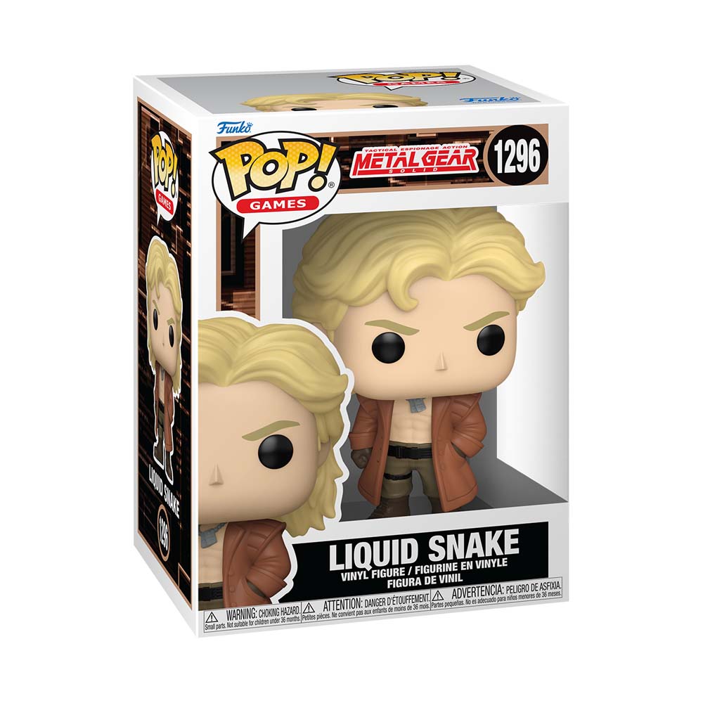 Metal Gear Solid - Liquid Snake Pop! Vinyl Figure - Packshot 2