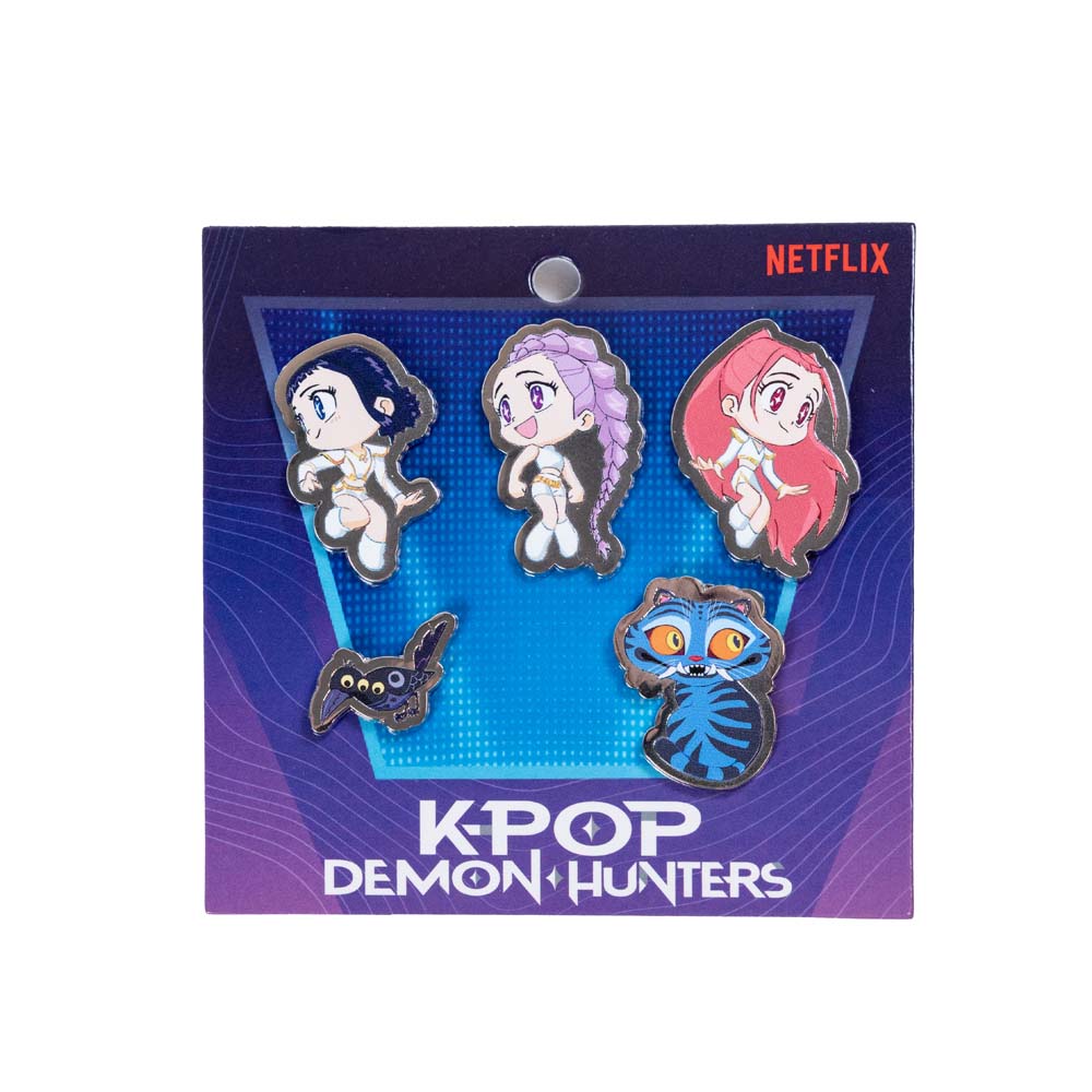 Netflix - KPop Demon Hunters - Chibi HUNTR/X Pin 5-Pack - Packshot 2