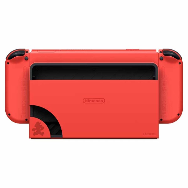 Nintendo Switch (OLED Model) Mario Red Console (Premium Refurbished by EB Games) - Packshot 3