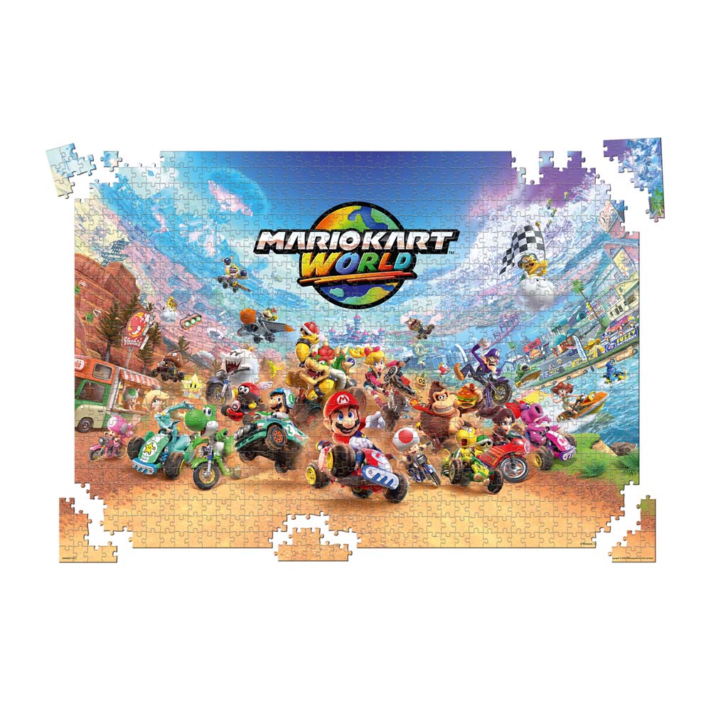 Nintendo - Super Mario - Mario Kart World 1000 Piece Jigsaw Puzzle - Packshot 2