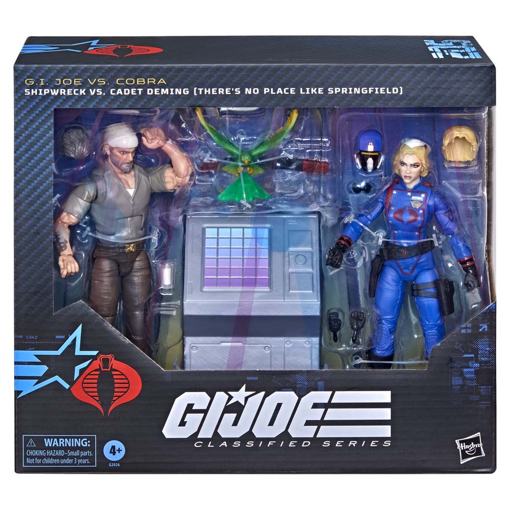 G.I. Joe - Classified Series #205 - Shipwreck Vs. Cadet Deming (There's No Place Like Springfield) Action Figure - Packshot 3