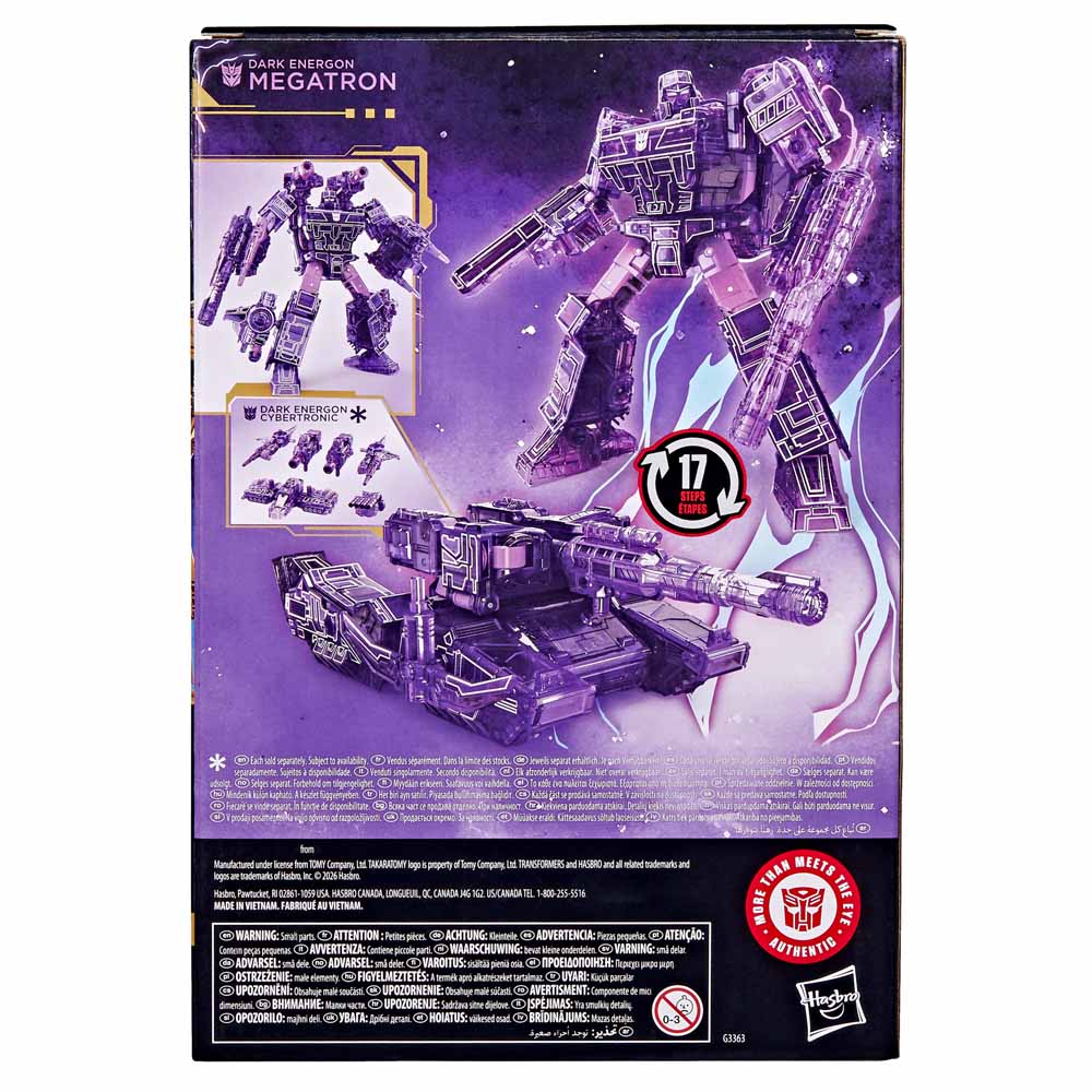 Transformers - Dark Energon Megatron Voyager Class Action Figure - Packshot 4