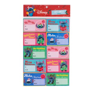 Disney - Lilo & Stitch - Merry Stitchmas Christmas Gift Labels