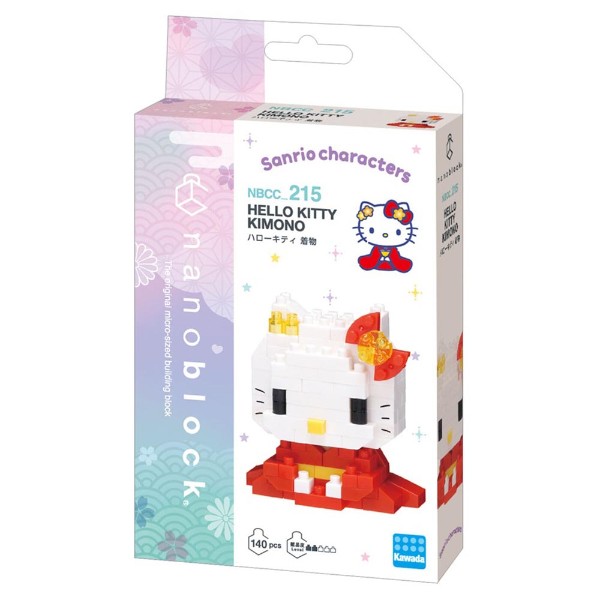 Sanrio - Hello Kitty - Hello Kitty Kimono nanoblocks Figure - Packshot 4