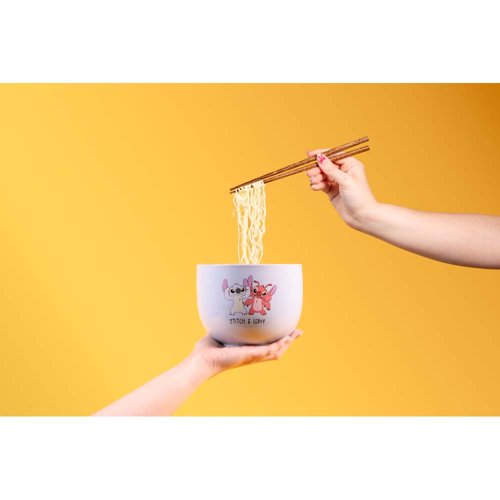 Disney – Lilo & Stitch – Stitch & Leroy Ramen Bowl with Chopsticks - Packshot 3