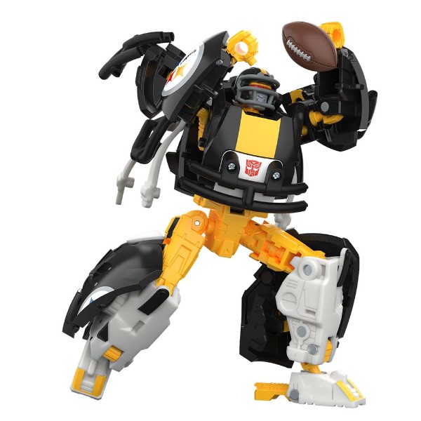 Transformers x NFL - Pittsburgh Steelers Steelsmash Action Figure - Packshot 1