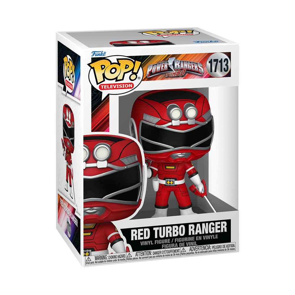 Power Rangers: Turbo - Red Turbo Ranger Pop! Vinyl Figure - Packshot 2