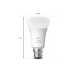 Philips - Hue White Ambiance A60 - B22 / BC 1100Lm Smart Bulb - Packshot 2