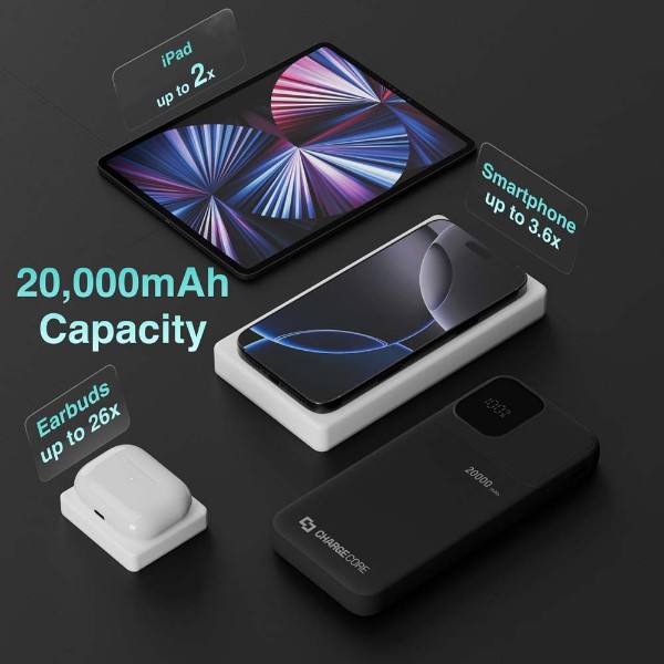 Lasser - ChargeCore SafeCharge Max 20K - Black - Packshot 4