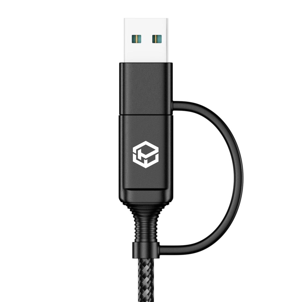 Powerwave - 2-in-1 2M USB-C Charging Cable with USB-A Adapter for Nintendo Switch 2 - Packshot 4