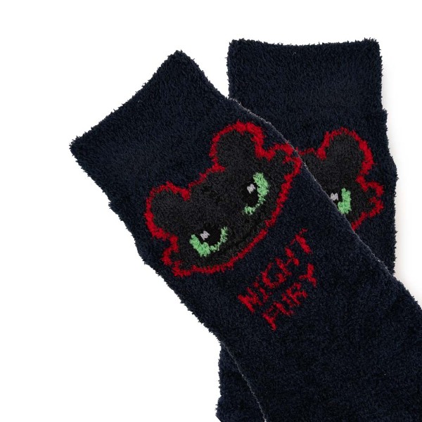 How to Train Your Dragon - Toothless Chibi Fleece Socks - Packshot 2