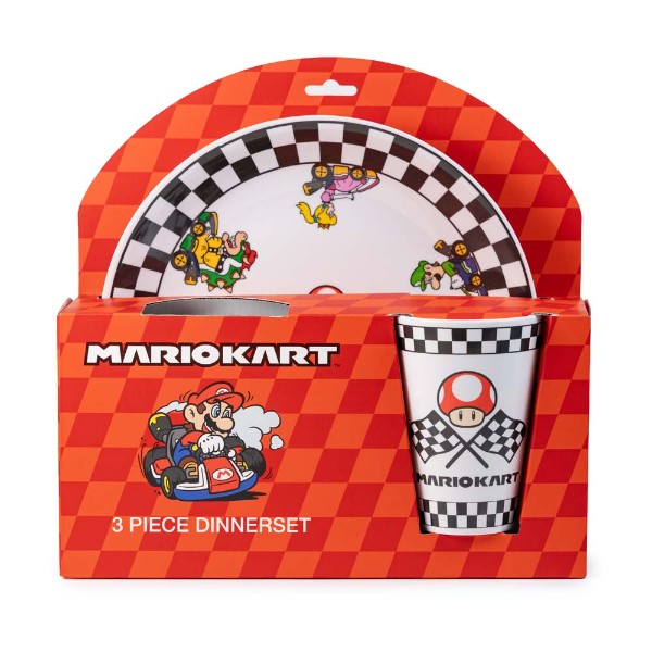 Mario - Mario Kart Racing 3-Piece Dinner Set - Packshot 1