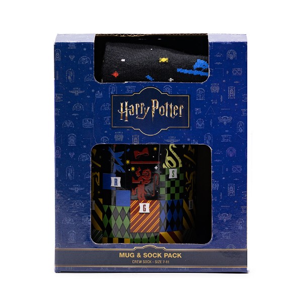 Harry Potter - Hogwarts Houses Mug & Socks Gift Pack - Packshot 1