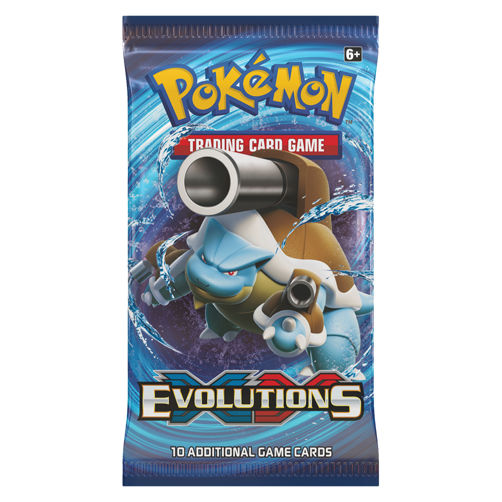 Pokemon TCG XY Evolutions Booster Pack Trading Cards ZiNG Pop