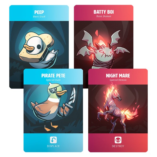 Tic Tac K.O. - Ducks VS Demons Card Game - Packshot 2