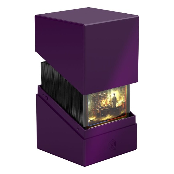 Ultimate Guard TCG - Boulder 100+ Deck Box - Solid Purple - Packshot 1
