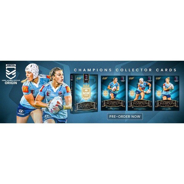 NRL - TC - 2026 Women's State of Origin Champions Card Set - NSW Blues - Packshot 6