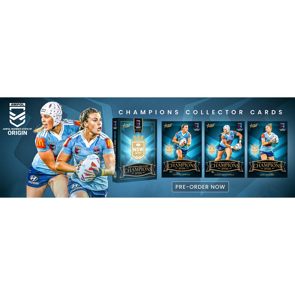 NRL - TC - 2026 Women's State of Origin Champions Card Set - NSW Blues - Packshot 6