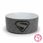 DC Comics - Superman - Monochrome Ceramic Pet Bowl - Packshot 1