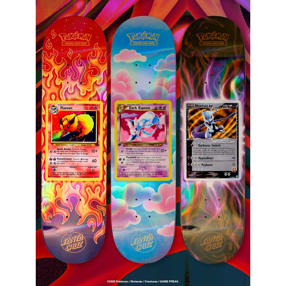 Pokemon x Santa Cruz - 30th Anniversary Blind Bag Skateboard Deck (Single Bag) - Packshot 3