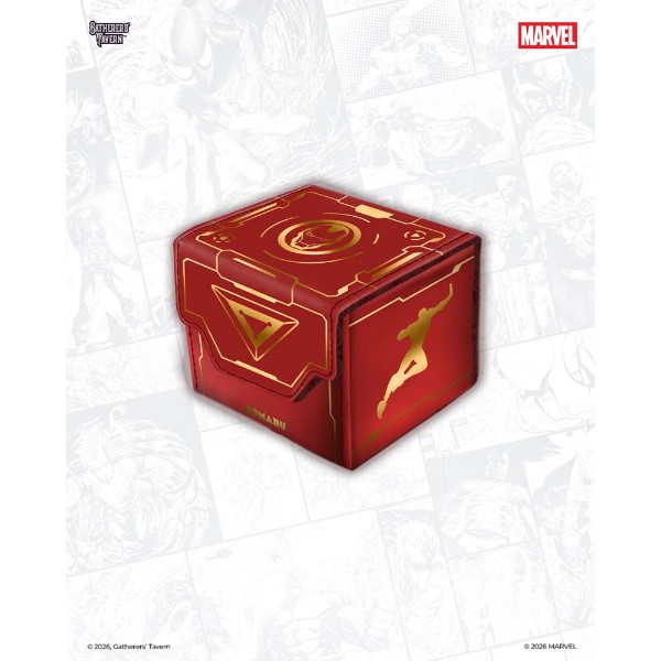 Gatherer’s Tavern - TCG - Marvel Super Heroes Domaru Deck Box - Iron Man - Packshot 3