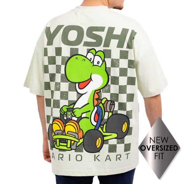 Nintendo - Mario Kart Yoshi Racing Oversized T-Shirt - Packshot 1