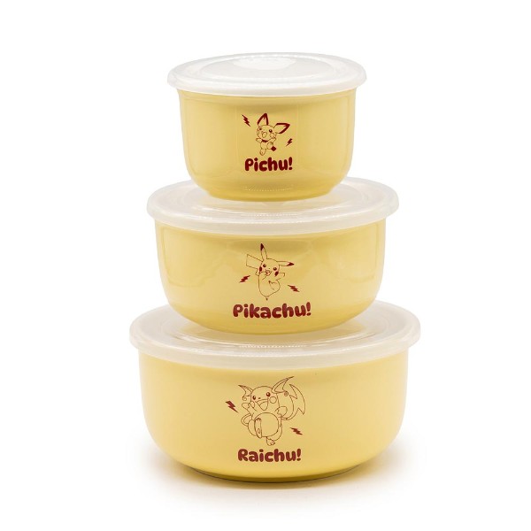 Pokemon - Pikachu Line Bowls 3-Stack - Packshot 1