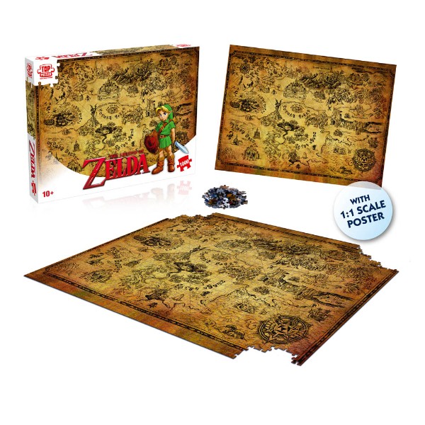 Nintendo - The Legend of Zelda - Hyrule 1000 Piece Jigsaw Puzzle - Packshot 2