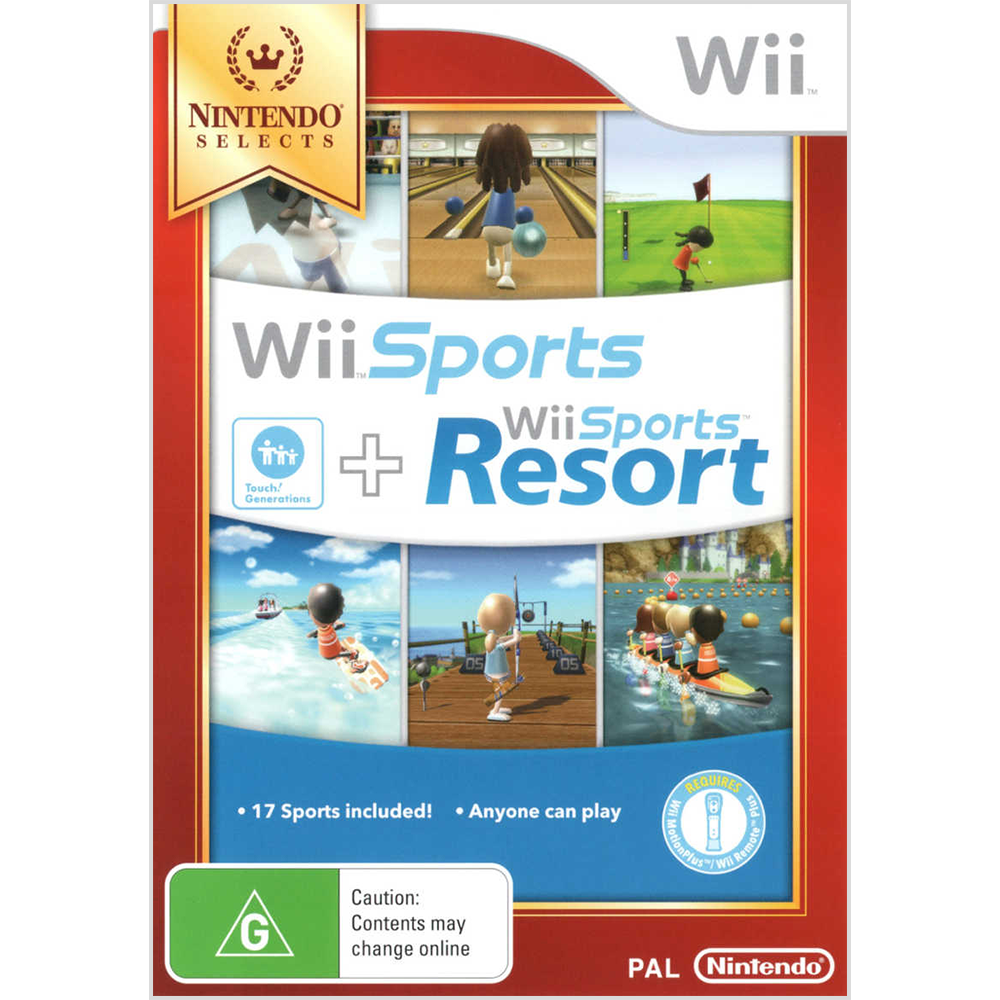 Wii Sports & Wii Sports Resort - Packshot 1