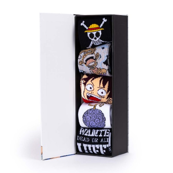One Piece - Monkey D. Luffy Sport Socks 5-Pack - Packshot 1