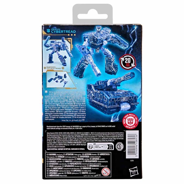 Transformers - Energon Cybertread Deluxe Class Action Figure - Packshot 4